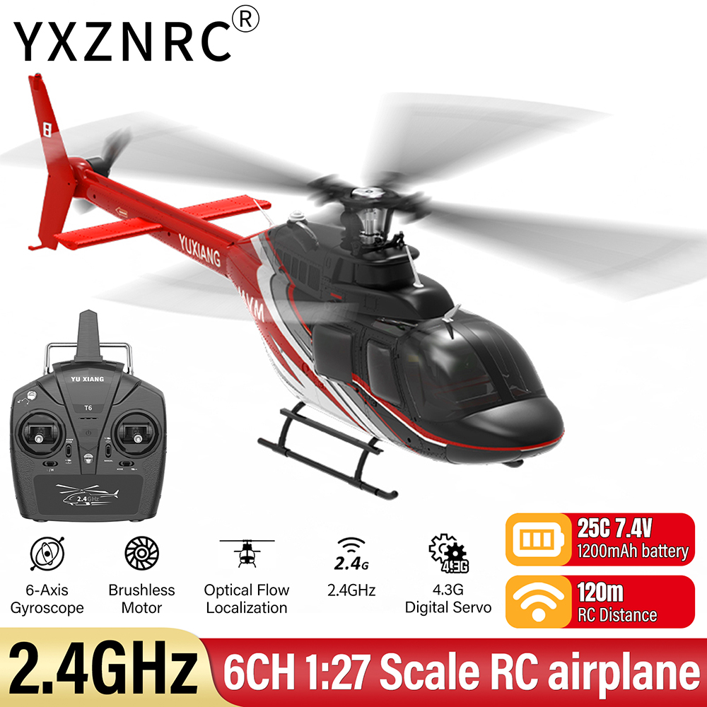 YU XIANG RC Airplane 2.4G 6CH  - огляд і ціна Rc Helicopter Gyro
