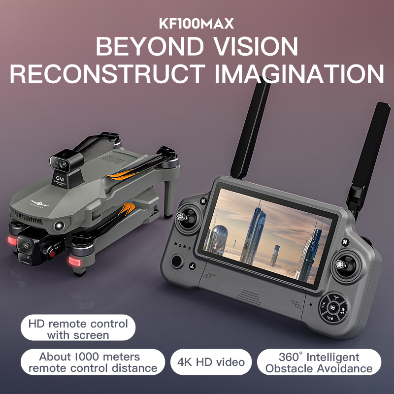 KF100 MAX GPS Drone 4K Camera  - огляд і ціна Rc Helicopter Electric