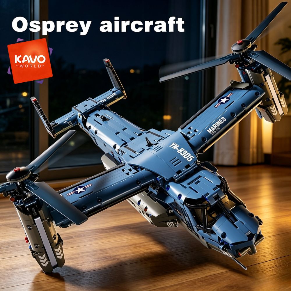 KAVOWORLD 1486PCS V-22 Osprey  - огляд і ціна Jjrc Drone X12